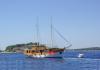 Traditionelt krydstogtskib Moja Maja - træ motorsejler 2001 Båd leje  2001 Opatija :: Bådudlejning Kroatien