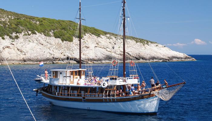 Traditionelt krydstogtskib Kneza