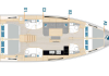 Hanse 460 2023  udlejningsbåd Kaštela