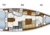 Hanse 415 2015  udleje sejlbåd Kroatien