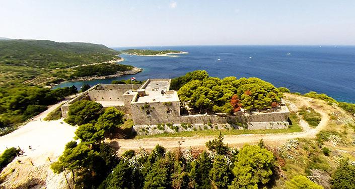 Fort George, øen Vis, Croatia