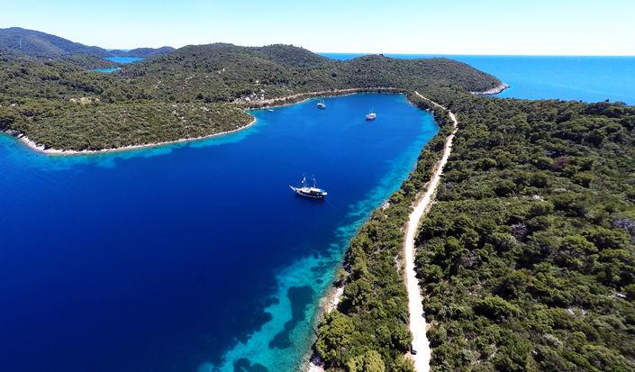 Øen Mljet, Kroatien